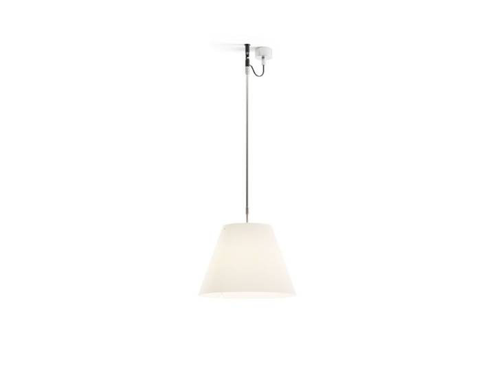 Luceplan Pendelleuchte Costanza - Weiß (white) , inkl. Teleskop