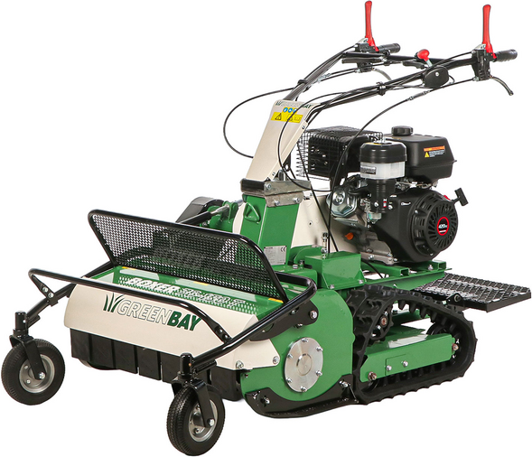 GreenBay BOXER 76-150 T - Tondeuse débroussailleuse professionnelle sur chenilles - Loncin G420FA
