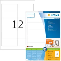 Herma, Etiketten, Etiketten