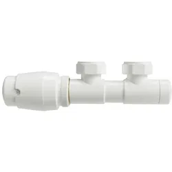 Kermi Ventilhahnblock-Set Unicolor, Eckform VHB Unicolor, Eck, rechts, RAL9016, ZV03350001 ZV03350001