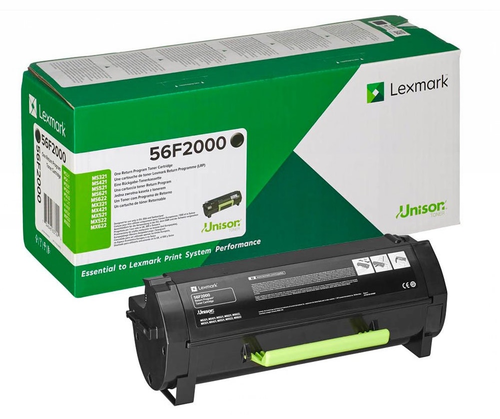 Lexmark 56F2000 Rückgabe-Toner Schwarz für ca. 6.000 Seiten