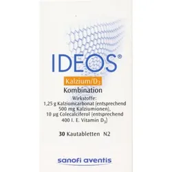 IDEOS 500mg/400 I.E. 30 St Kautabletten