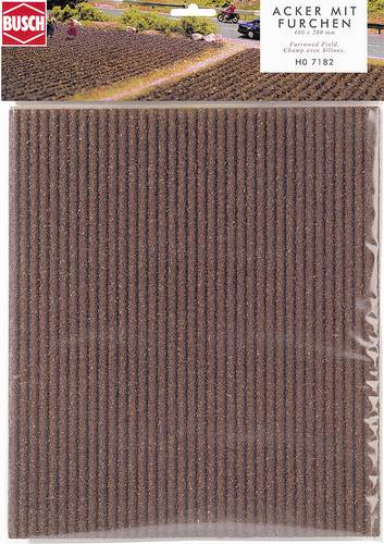 Busch 7182 Geländematte Acker mit Furchen (L x B) 280mm x 480mm