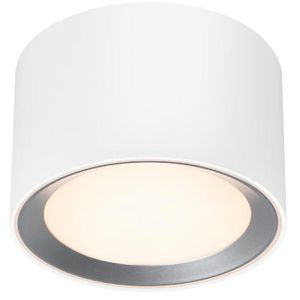 Nordlux Deckenleuchte Landon 8, weiß, LED, Ø 13 cm, 6,5 Watt / 600 Lumen, wasserfest, warm- bis kaltweiß