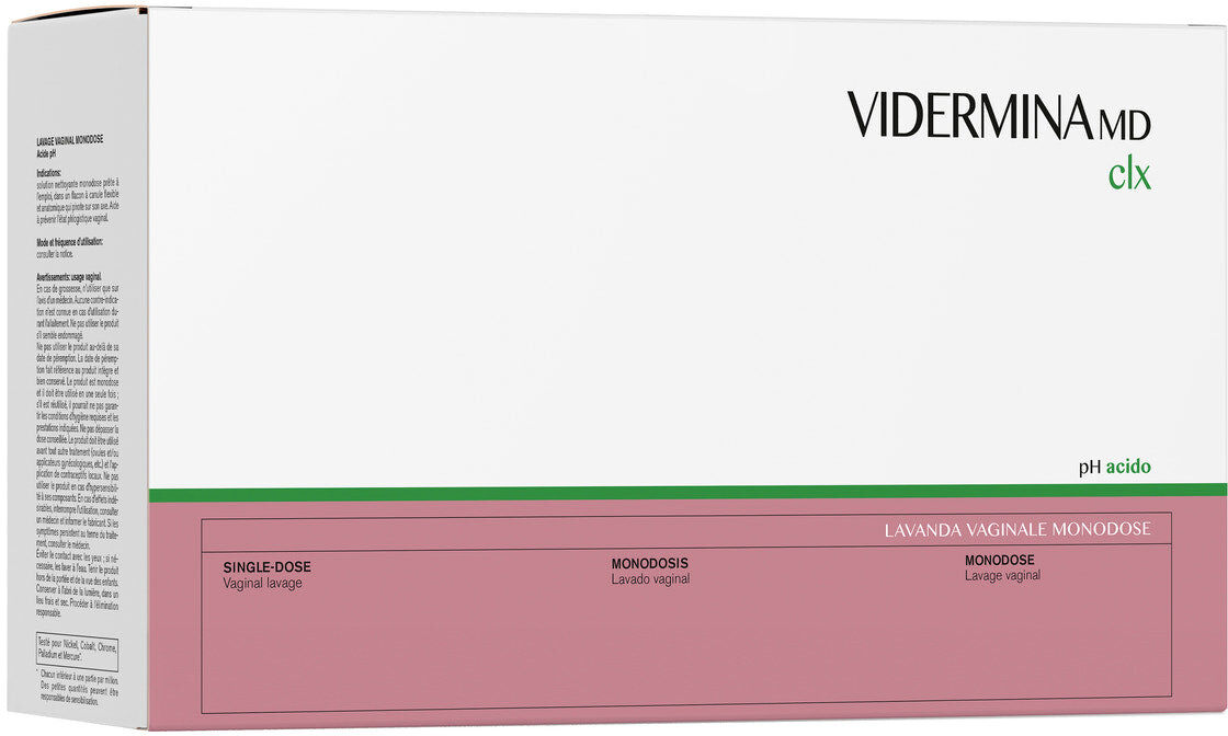 Ganassini Vidermina MD Clx Lavanda Vaginale 5 Flaconi 140 ml