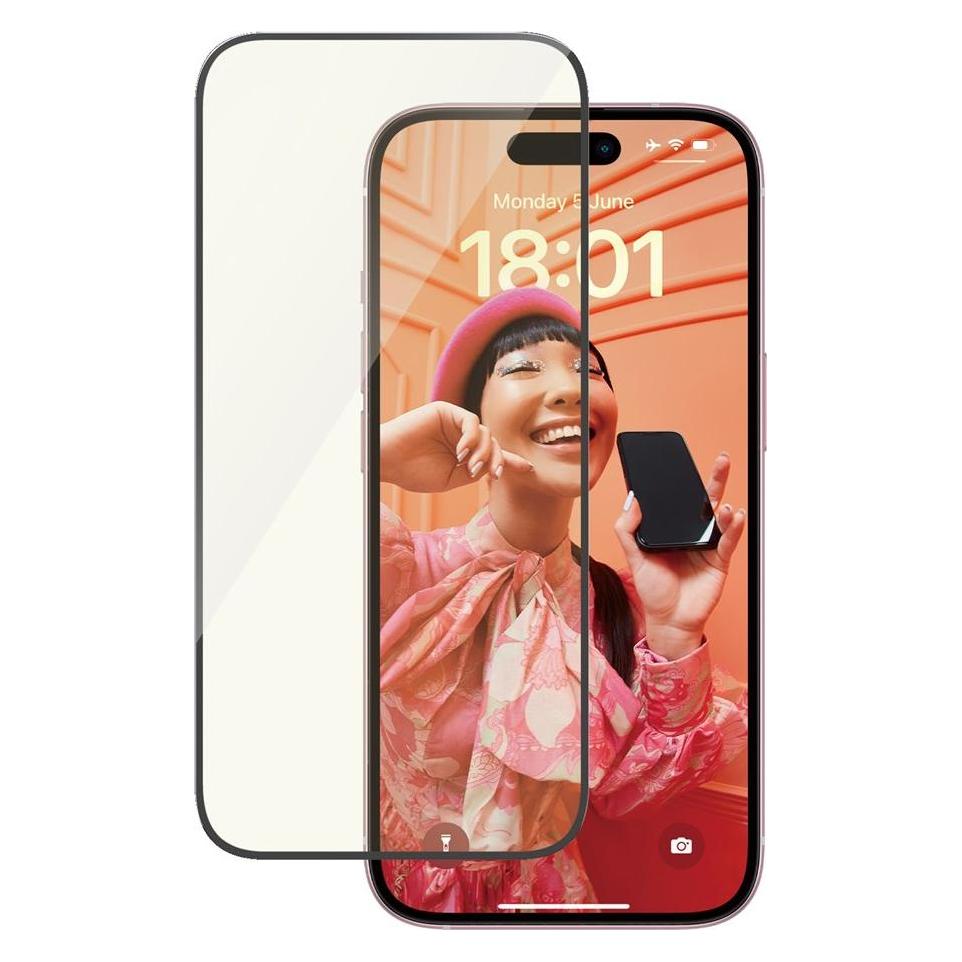 PanzerGlass Eyecare Screen Protection Ultra-Wide Fit (1 Stk., Apple iPhone 15) (2813)
