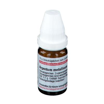 Argentum Metallicum D 30 Globuli 10 g