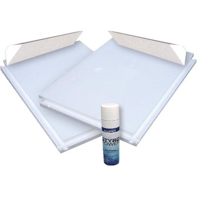 Styroporplatte KWAD "Bodenisolations-Set", weiß, B:460cm H:2,5cm L:920cm, Styropor, Dämmmaterialien, für Ovalpool »Steely Deluxe Heat«