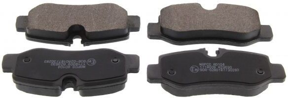 MAPCO 6701 Brake pad set