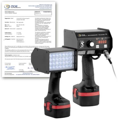 PCE Instruments PCE-LES 500-ICA LED-Stroboskop Anzahl LEDs (Details):28 x
