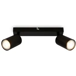 Briloner, Deckenstrahler, Spot, black, 2xGU10 / excl. bulbs (GU10)