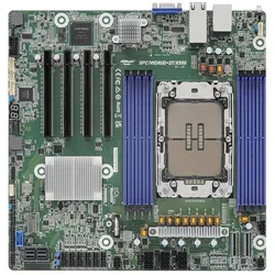 AsRock Mainboard SPC741D8UD-2T/X550 micro-ATX Sockel 4677 Single (LGA 4677, Intel C741, mATX), Mainboard