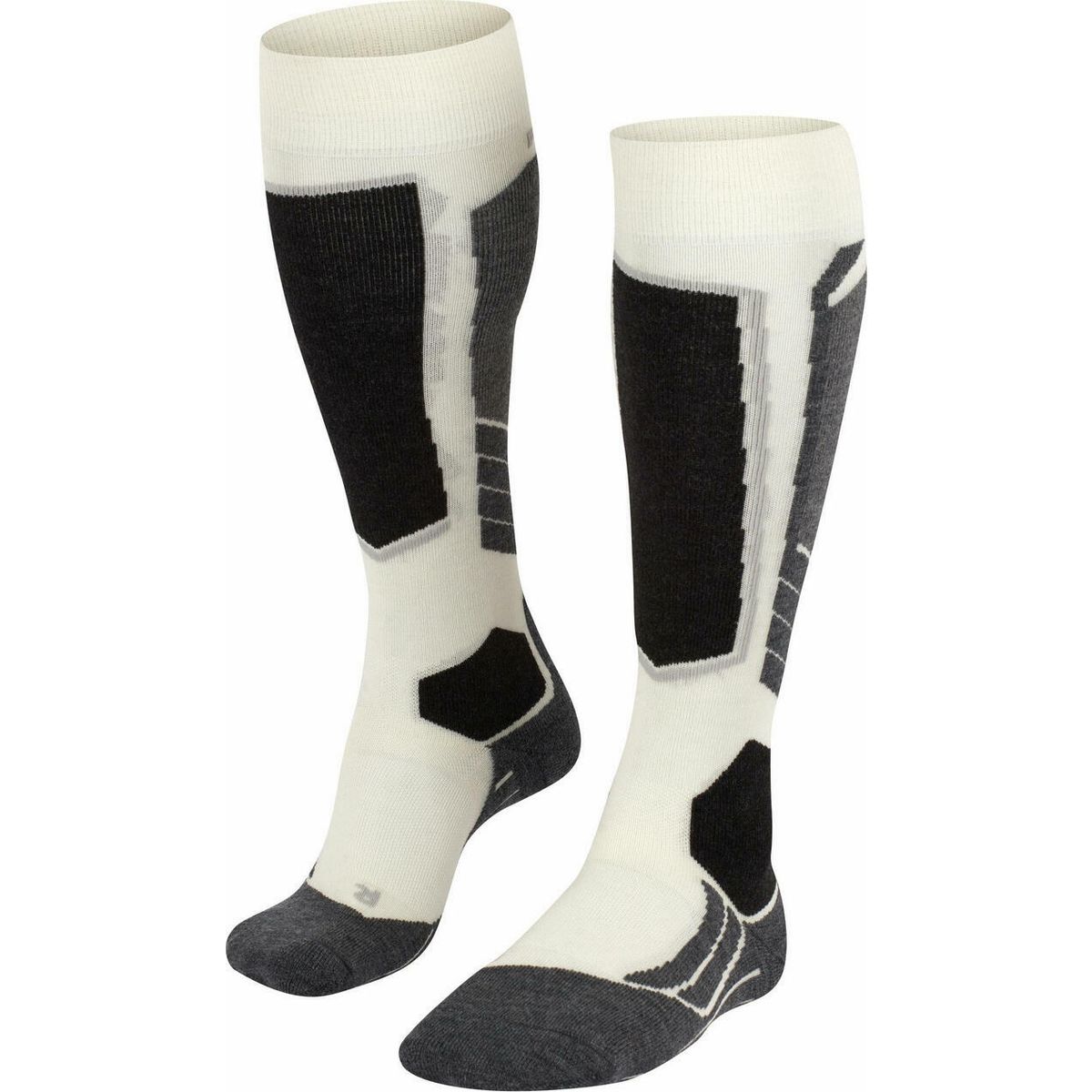 Falke SK2 Intermediate Wool Damen Skiing Kniestrümpfe off-white (2040) 37-38 16525-2040-37-38