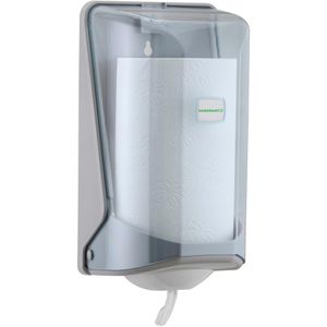 Sanismart Handtuchspender Prunus, 8464-3, für Rollenhandtücher, Kunststoff, transparent