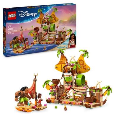 LEGO Disney 43258 Vaiana 2 Kakamora-Barge, Spielzeug für Kinder 7 Jahre