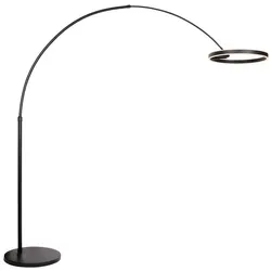 Steinhauer LED-Stehlampe Ringlux Alu, Eisen, Stahl & Metall