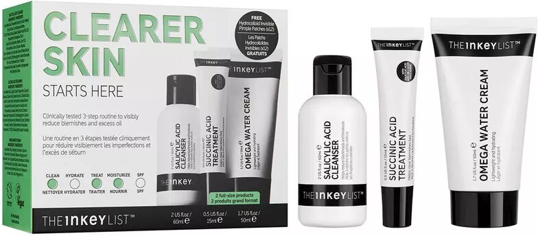 THE INKEY LIST - Clearer Skin Starts Here - Anti-Unreinheiten-Pflegeset, Set, Fantasie