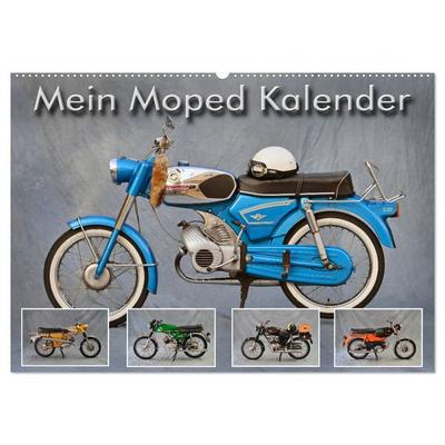 Mein Moped Kalender (Wandkalender 2026 DIN A2 quer), CALVENDO Monatskalender