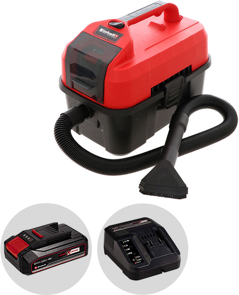 Einhell TE-VC 18/10 Li - Aspirateur portatif à batterie - 18V 2,5Ah