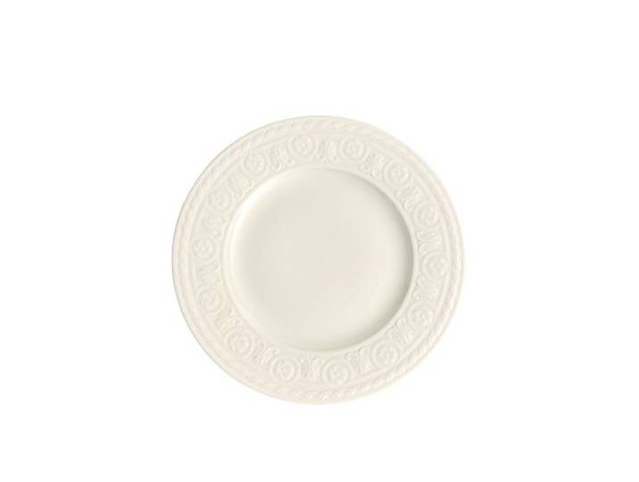 Villeroy & Boch - Cellini 6x Frühstücksteller, 22 cm, Premium Porzellan, Weiß