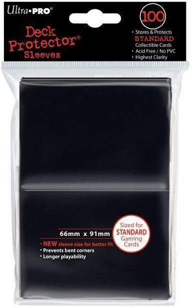Standard Sleeves - Black 100 kpl 66x91mm Top Loader Ultra Pro