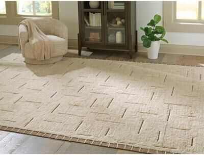 Signature Design by Ashley Clayman Beige/Brown Rug
