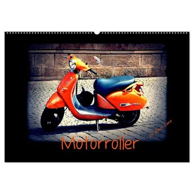 Motorroller (Wandkalender 2026 DIN A2 quer), CALVENDO Monatskalender