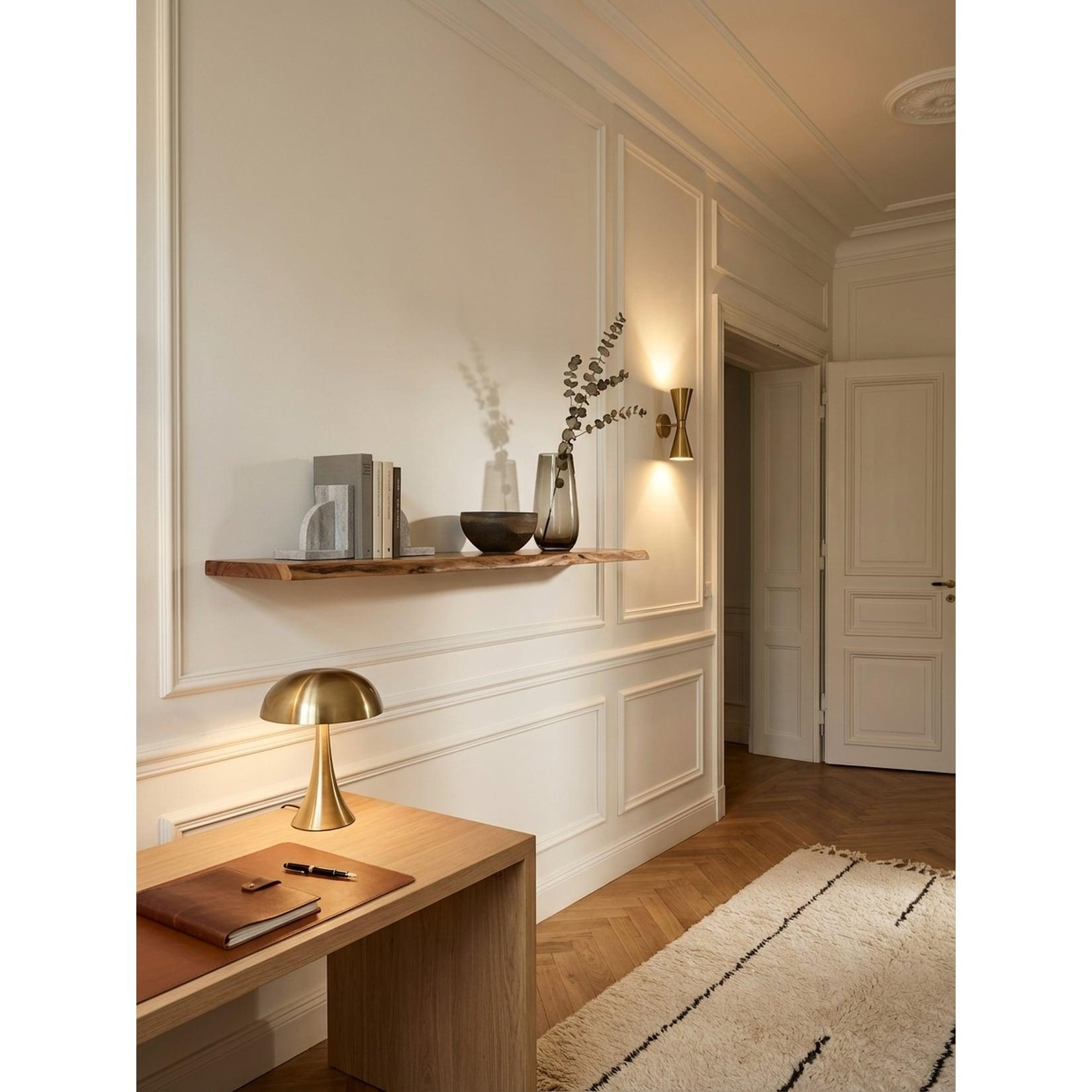 Wandregal Massivholz Baumkante Landhausstil, Akazie 140x26x7 cm