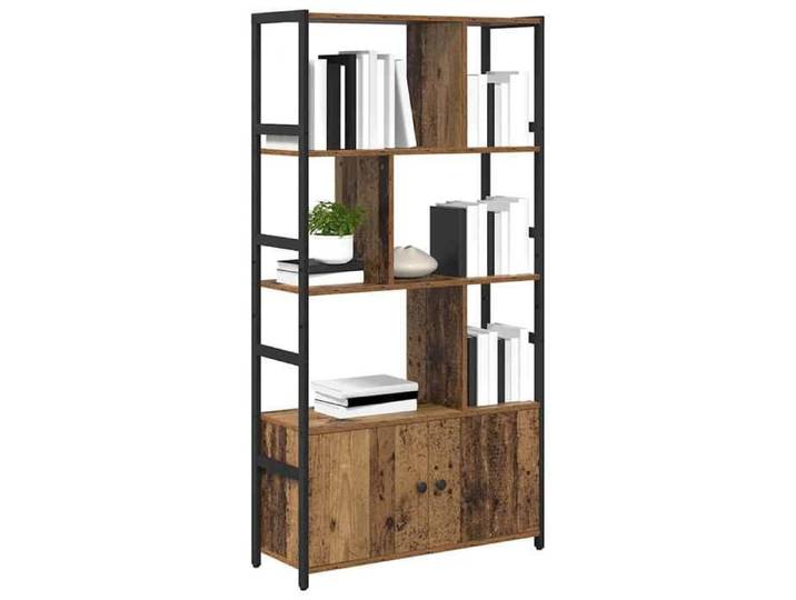 Sarazyj®Étagère à Livres sur Pied - Cloison Séparateur - Marron Étagère - Bois Ancien - 80 x 30 x 155 5 cm - bois d'ingénierie - 765
