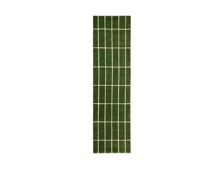 Handgetufteter Designer Läufer „Tiiliskivi Green“ aus 100% Wolle, verschiedene Grössen MARIMEKKO