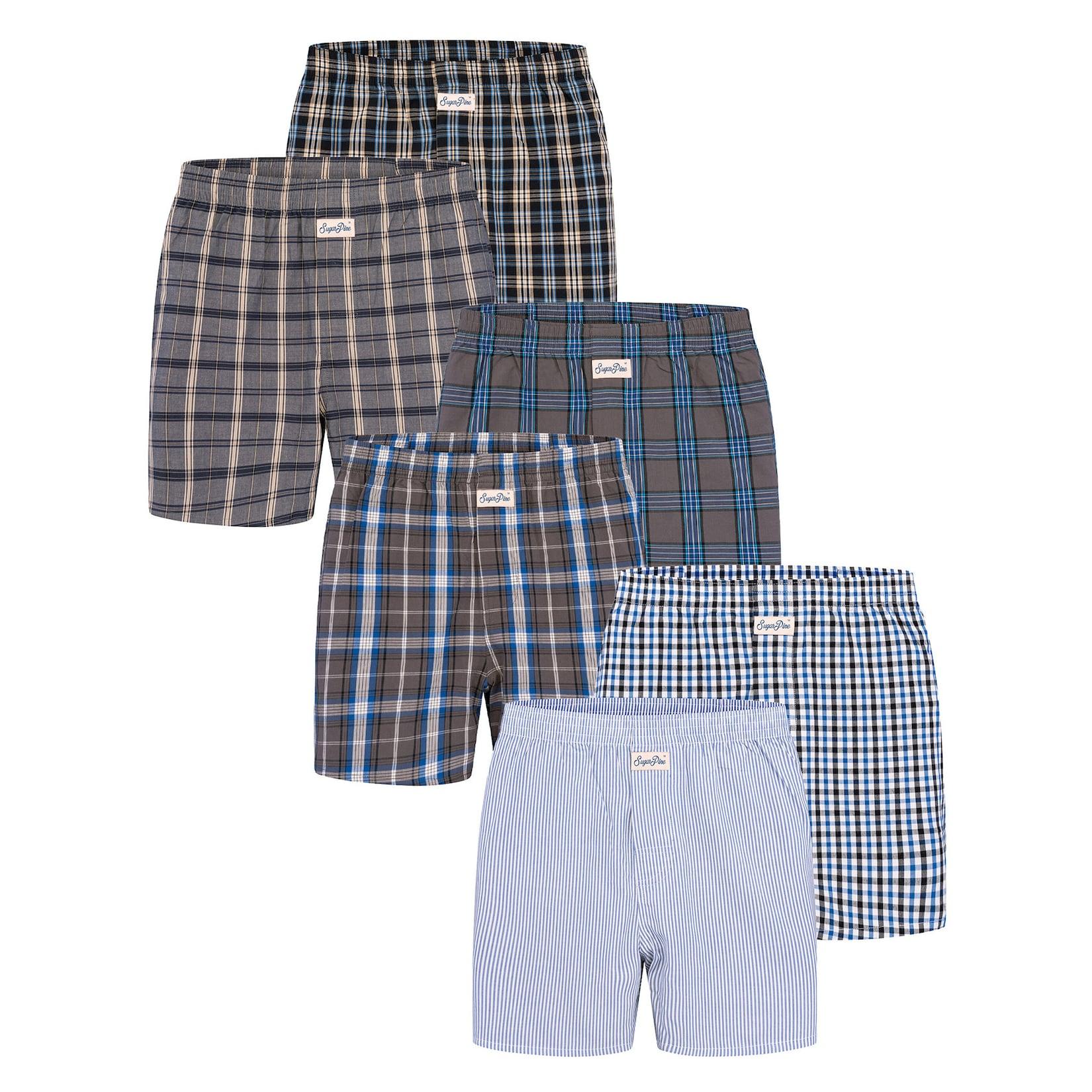 Sugar Pine Herren Boxer Mix Karos 6er Pack