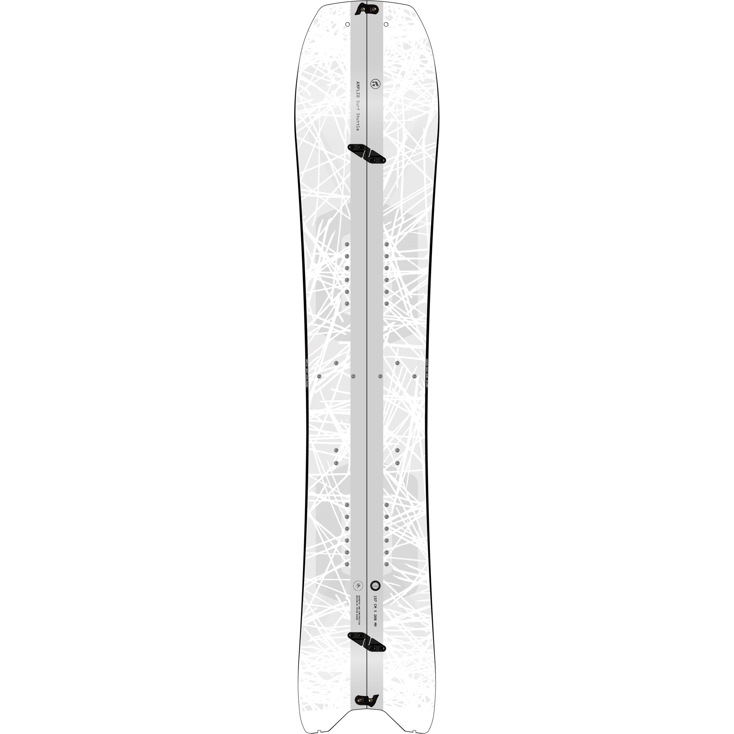 Amplid Surf Shuttle Splitboard 26/27 Splitboards grau Größe 161cm Splitboard