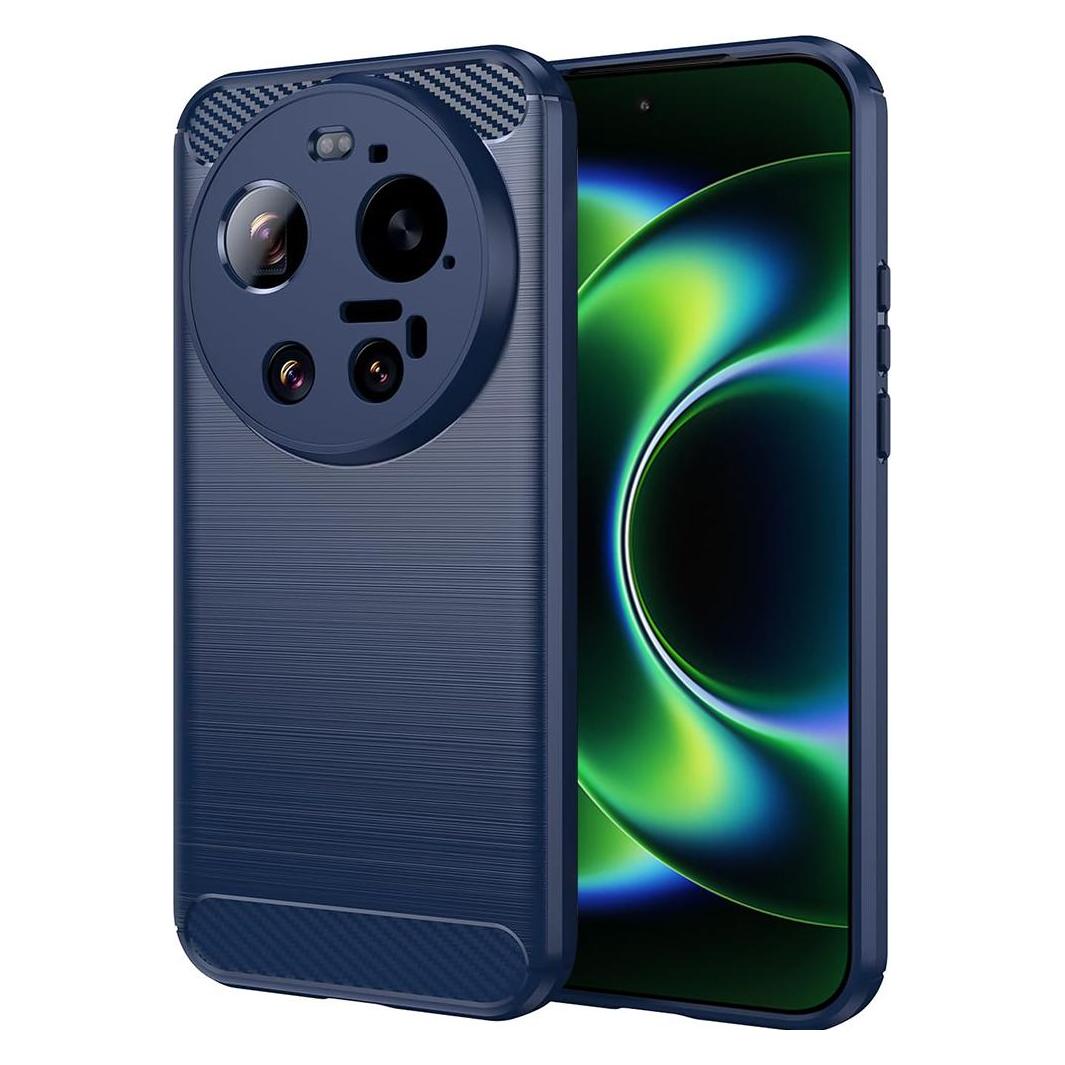 Techsuit - Carbon Silicone - Xiaomi 17 Ultra - Blue (Xiaomi 17 Ultra) (67989987)