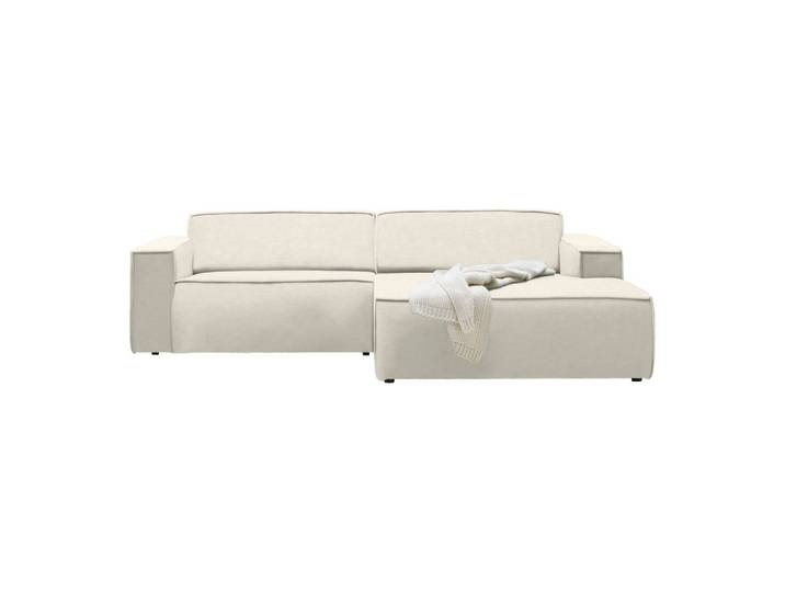 Wohnlandschaft Samt Creme