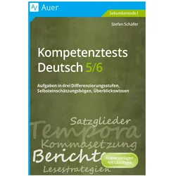 Kompetenztests Deutsch 5-6, Schulbücher von Stefan Schäfer