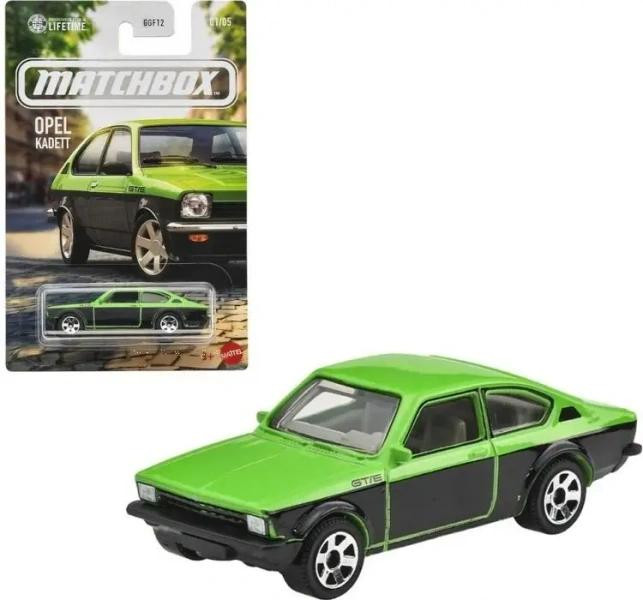 Matchbox Opel Kadett Coupe GTE 1:64 Modelauto Groen Zwart