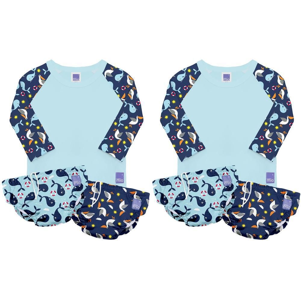 Bambino Mio, Schwimm Set, Nautisch, XL (2 Jahre+) x2 2x1 St Sonstige