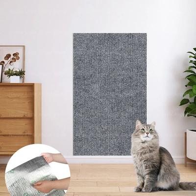 Inspired Living PurrGuard Custom Cat Scratch Protector Mat For Sofas & Furniture gray 60x60cm