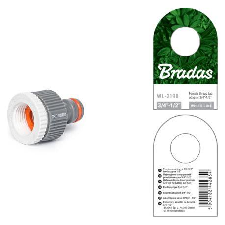 Bradas WHITE LINE Hahn-Adapter 34 12 (Winkelhahnstück) (WL-2198)