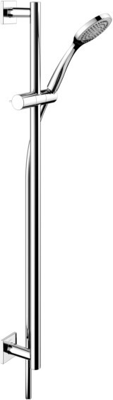 Keuco Ixmo Brause-Set 59587010922 verchromt, mit Brause-Einhebelmischer, Rosette eckig