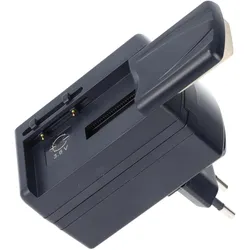AccuCell Universal Ladegerät für viele Handy Akku (Ladegerät inkl. Akku), Akku Ladegerät