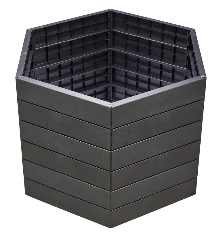 GRAFOTTOGMBH ERGO 75 Hochbeet Stone, inkl. FLORA 16920911