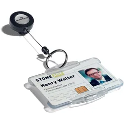 DURABLE Ausweishalter anthrazit