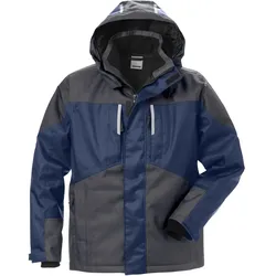 Winterjacke AIRTECH® "4058 GTC" Fusion Skarup - XXL - marine/grau
