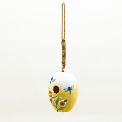Zaer Ltd. "19"" Long Egg-Shaped Porcelain Birdhouses"
