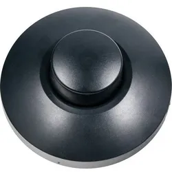SPL LED-Drehfußdimmer | 0-50W Schwarz | Nachlaufende Kante