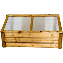 Lemodo Frühbeet aus Holz, Treibhaus