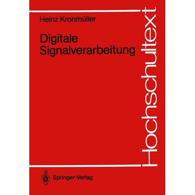 Digitale Signalverarbeitung, Taschenbuch von Heinz Kronmüller, Springer Berlin