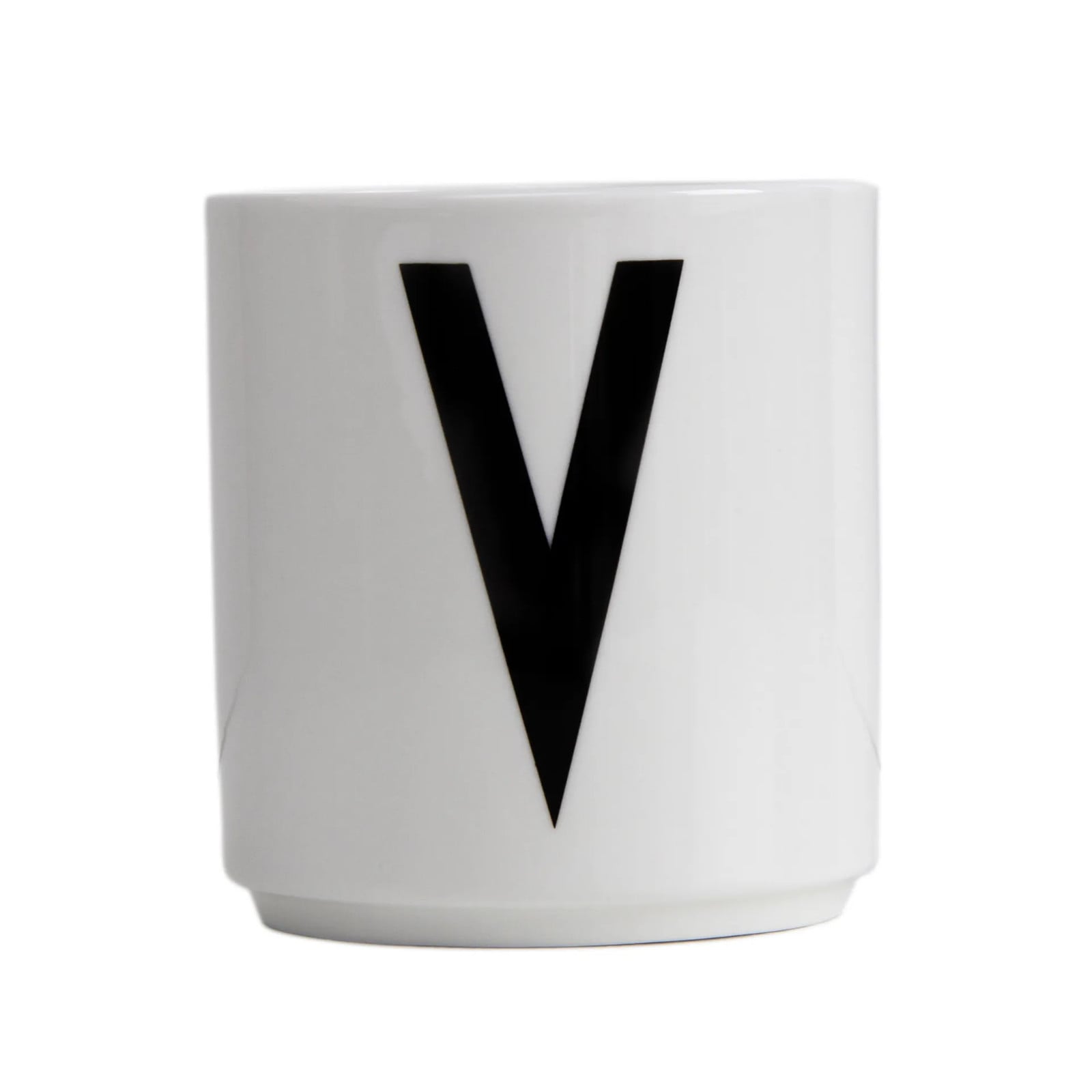 Design Letters Beker V wit