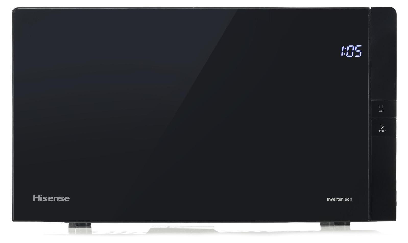 Hisense H25MOBS4HGI Magnetron met grillfunctie, 25 liter, 900 watt, Ingebouwd LED-display